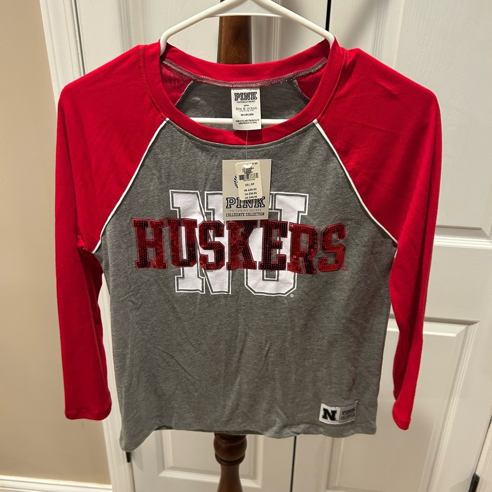 Nebraska Cornhuskers Victoria’s Secret pink collegiate collection extra small